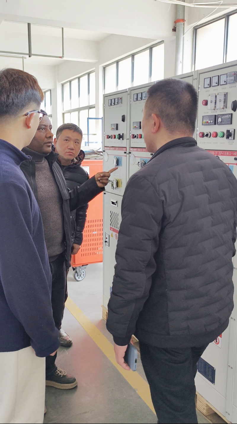 EEU-experter besökte Kexun för 20 set transformatorstationsprogram